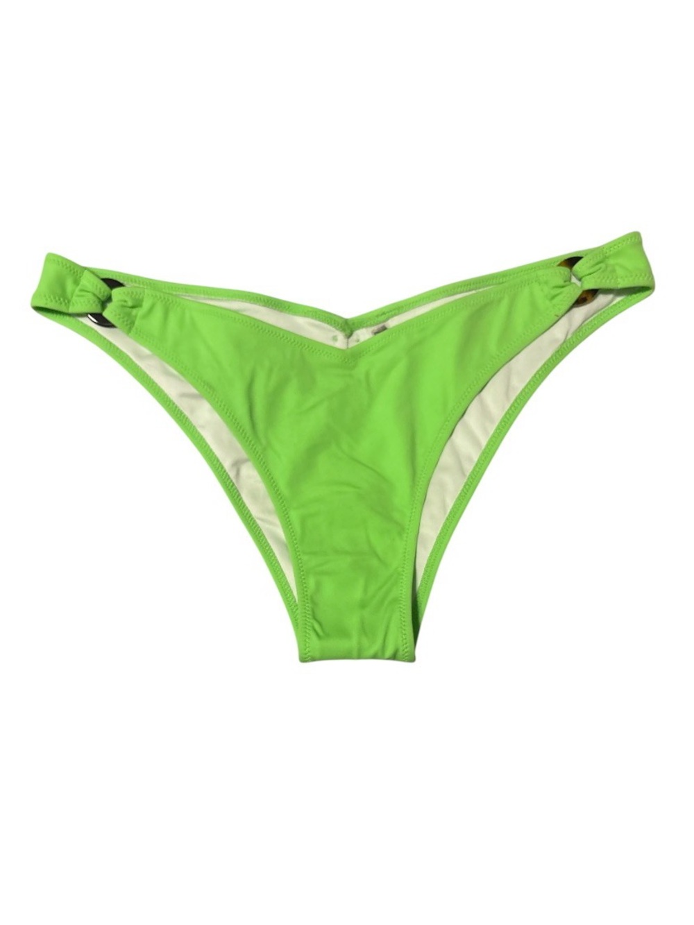 PINK Victoria's Secret Lime Green Bikini Bottomss W/Tortoiseshell Details NEW!!!